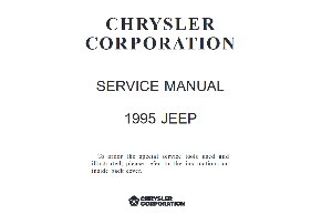 1995 Jeep Wrangler Owner's Manual