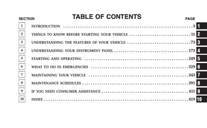 2006 Jeep Commander Owner's Manual