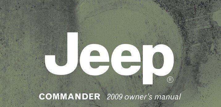 2009 Jeep Commander Owner's Manual