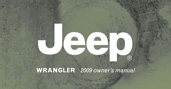 2009 Jeep Wrangler Unlimited Owner's Manual