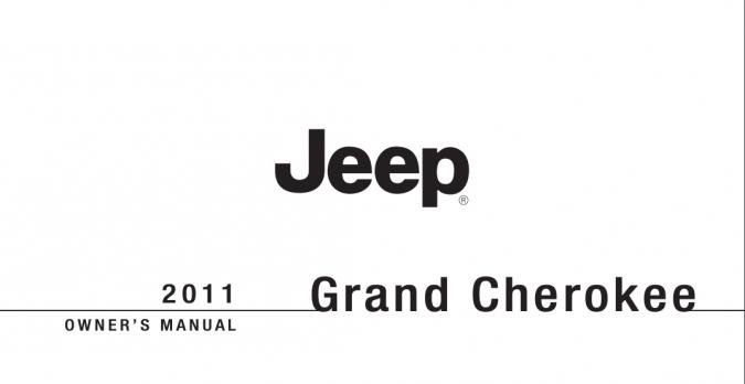 2011 Jeep Grand Cherokee Owner's Manual