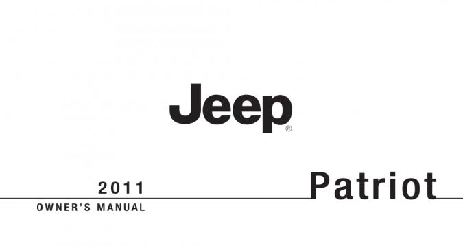 2011 Jeep Patriot Owner's Manual