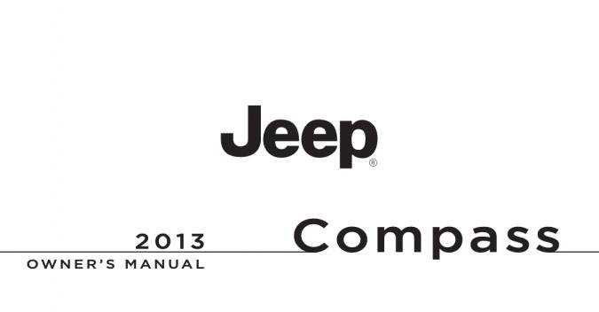 2013 Jeep Compass Owner's Manual