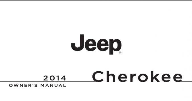 2014 Jeep Cherokee Owner's Manual
