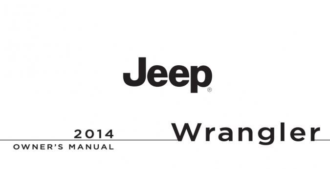 2014 Jeep Wrangler Unlimited Sahara Owner's Manual