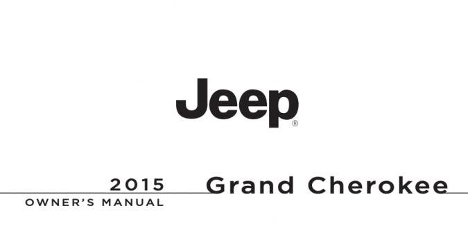 2015 Jeep Grand Cherokee Limited Owner's Manual