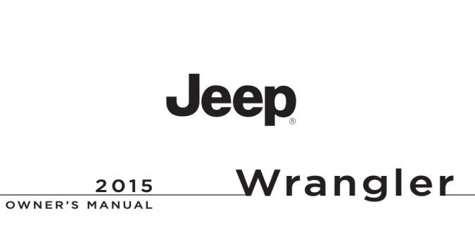 2015 Jeep Wrangler Owner's Manual