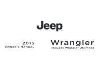2015 Jeep Wrangler Unlimited Owner's Manual