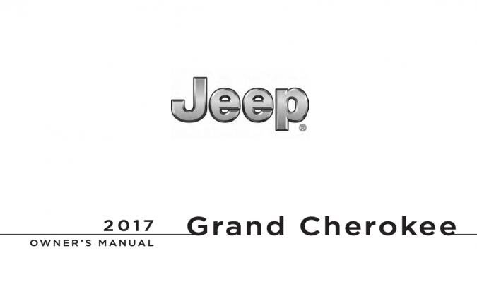 2017 Jeep Grand Cherokee Limited Owner's Manual