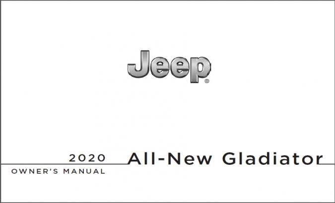 2020 Jeep Gladiator Owner's Manual