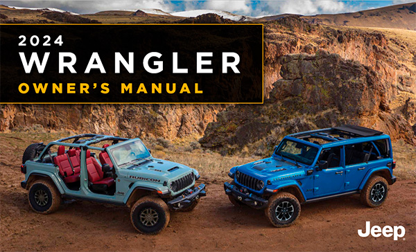 2024 Jeep Wrangler 4XE Owner's Manual
